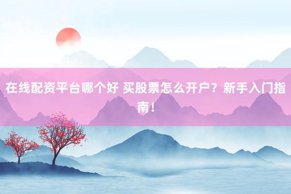 在线配资平台哪个好 买股票怎么开户？新手入门指南！